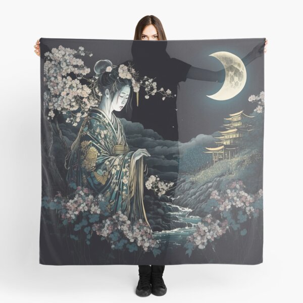 Aperçu de l'œuvre Moonflower Geisha créée et vendue par BellasArtStudio.