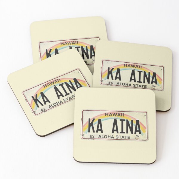 Item preview, Vintage Hawaii License Plate Ka Aina designed and sold by northshoresign.
