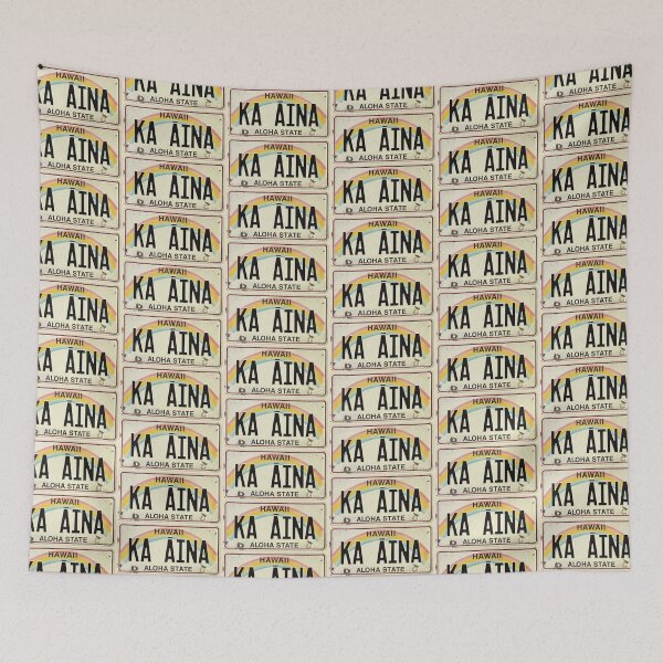 Item preview, Vintage Hawaii License Plate Ka Aina designed and sold by northshoresign.