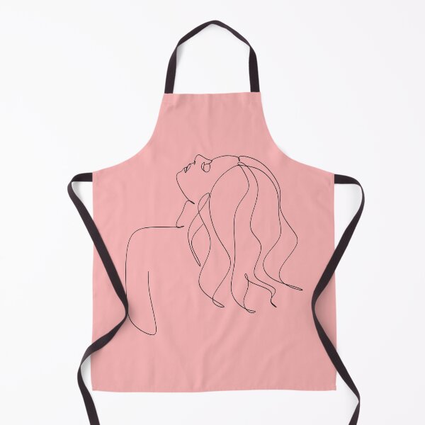 Item preview, Linear silhouette of a beautiful woman. Women's theme. designed and sold by AllaLineArt.