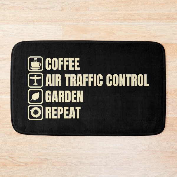 Item preview, Coffee, Air Traffic Control, Garden, Repeat (For Dark Background) designed and sold by thecatcouch.