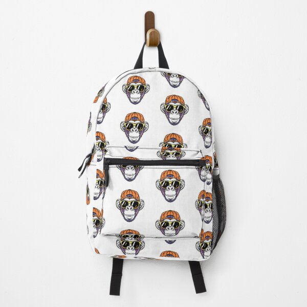 Item preview, Cool blue hip-hop monkey with orange hat wearing sunglasses designed and sold by vishalraifx.