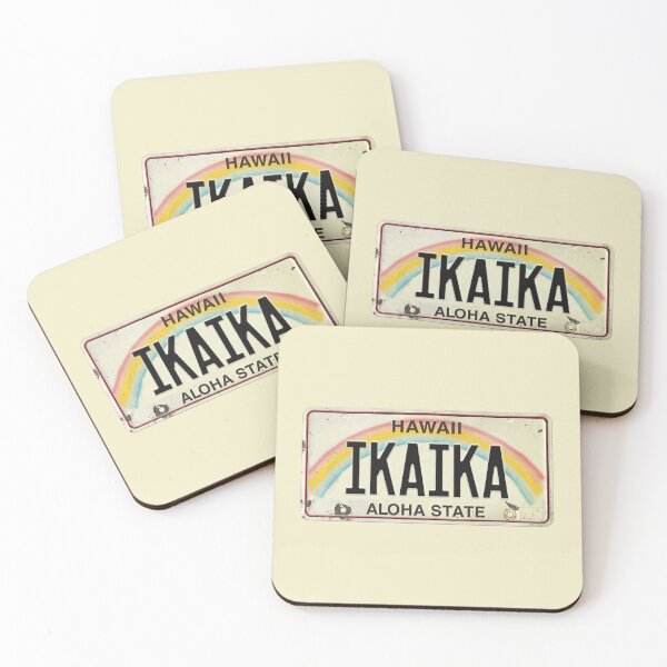 Item preview, Vintage Hawaii License Plate Ikaika designed and sold by northshoresign.