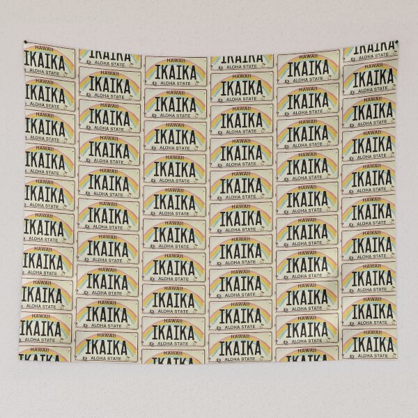 Item preview, Vintage Hawaii License Plate Ikaika designed and sold by northshoresign.