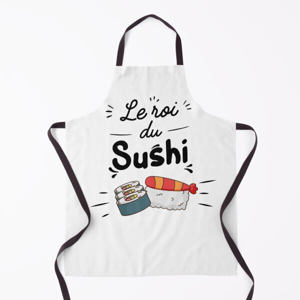 Item preview, Sushi king - gift - apron designed and sold by LaBoutiqueCool.