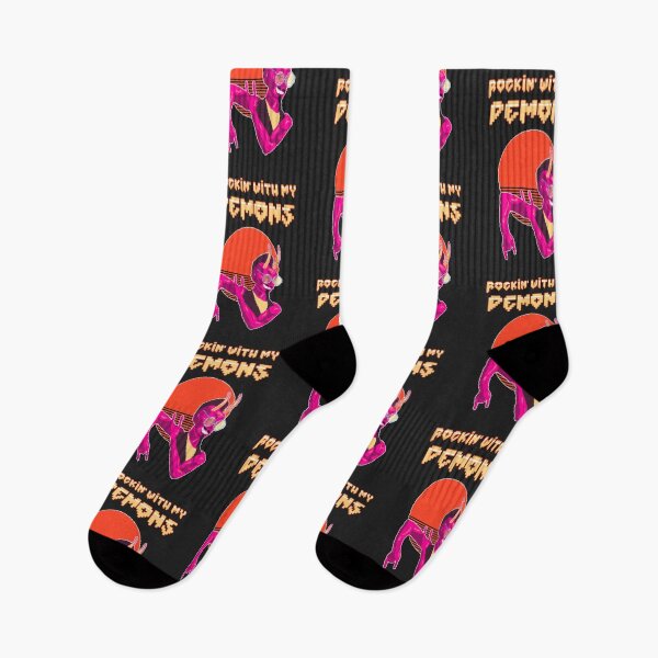 Item preview, Rockin' with my Demons - Pink designed and sold by goleafi.