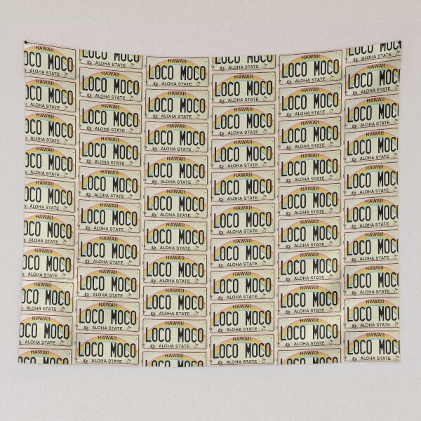 Item preview, Placa de matrícula vintage de Hawaii Loco Moco designed and sold by northshoresign.