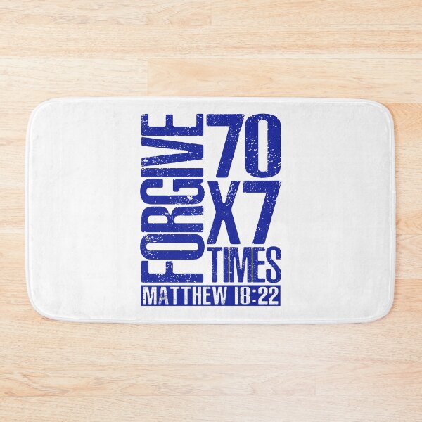 Item preview, Forgive 70 x 7 Times - Matthew 18:22 designed and sold by plushism.
