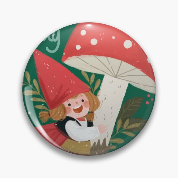 Item preview, Gnome Lady Holly Christmas! designed and sold by lisasaputra.