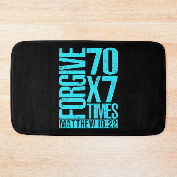 Item preview, Forgive 70 x 7 Times - Matthew 18:22 designed and sold by plushism.
