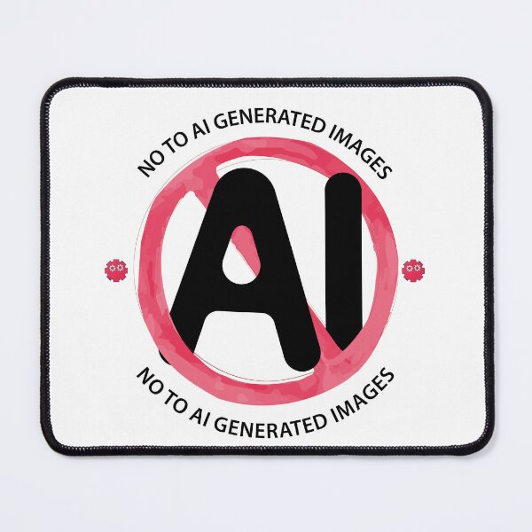 Item preview, No to ai generated images designed and sold by Zas9.