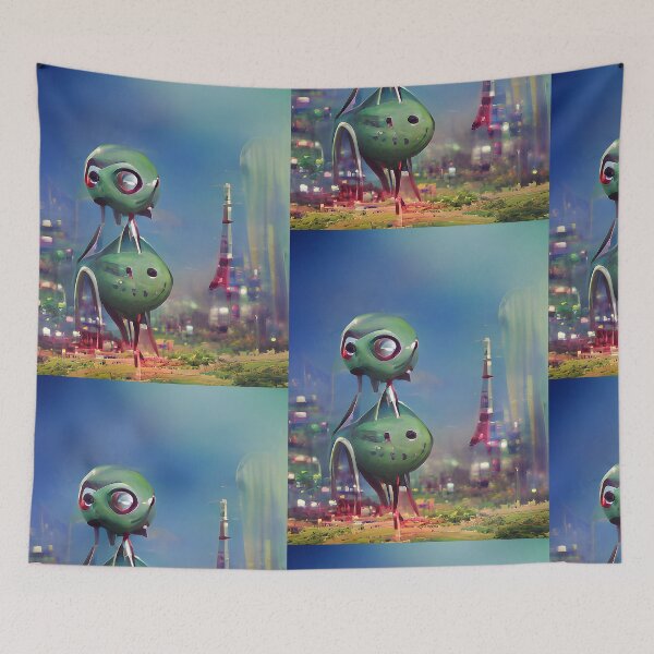 Item preview, Abstract alien art. Artificial intelligence art. designed and sold by Neo-Expression.