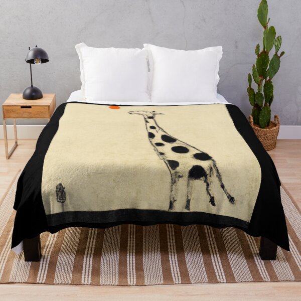 Item preview, Giraffe in Japanese Ukiyo-e Art Style | Minimalist Animal Print designed and sold by Vividality.