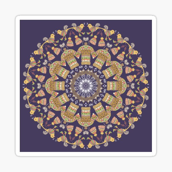 Item preview, Winter  Holiday Mandala designed and sold by machare.