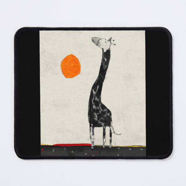 Item preview, Giraffe in Japanese Ukiyo-e Art Style | Minimalist Animal Print designed and sold by Vividality.