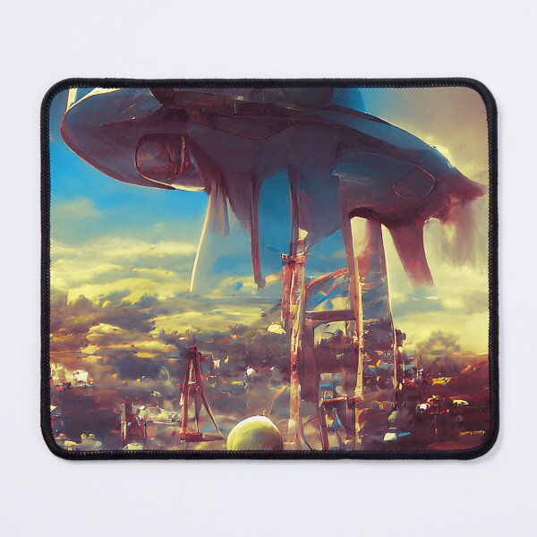 Item preview, Cool UFO art Colorful vibrant alien art designed and sold by Neo-Expression.