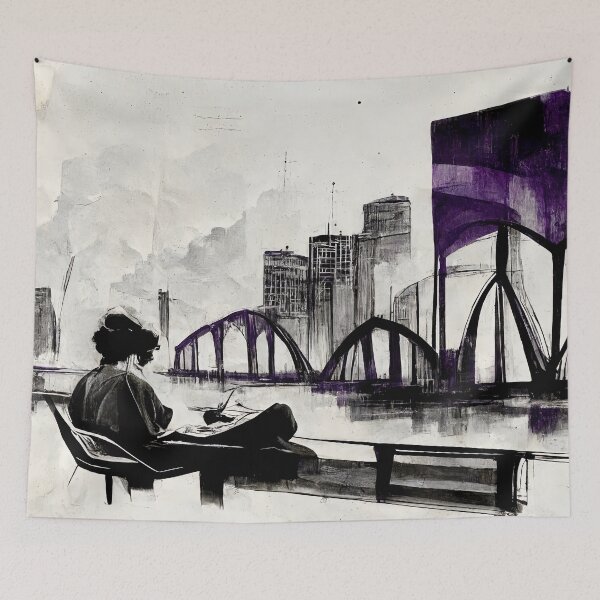 Item preview, Architect working at the riverside designed and sold by Michael Bollin.