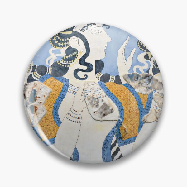 Item preview, Minoan 'Ladies in Blue' Fresco designed and sold by Lefteris Betsis.