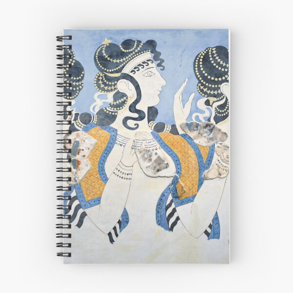 Item preview, Minoan 'Ladies in Blue' Fresco designed and sold by Lefteris Betsis.