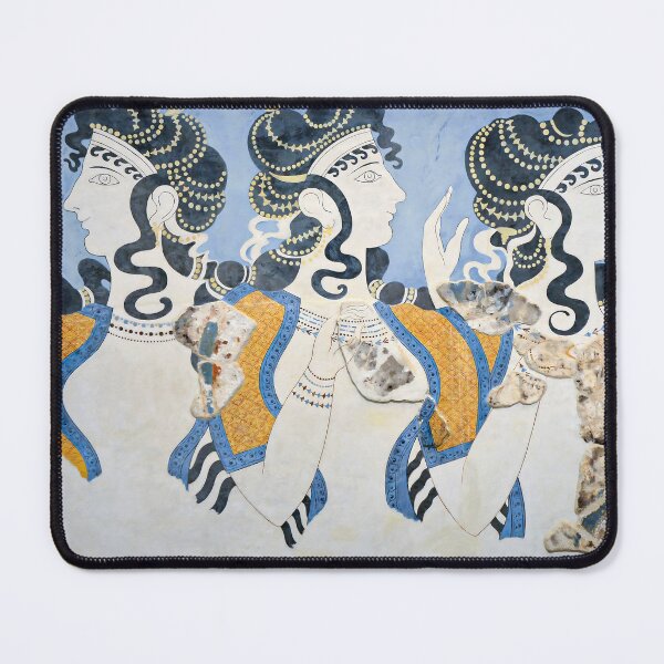 Item preview, Minoan 'Ladies in Blue' Fresco designed and sold by Lefteris Betsis.