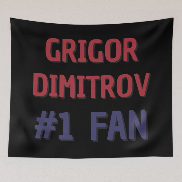 Item preview, Grigor Dimitrov - #1 Fan designed and sold by Rybariuns.