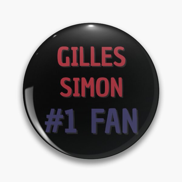 Item preview, Gilles Simon - #1 Fan designed and sold by Rybariuns.