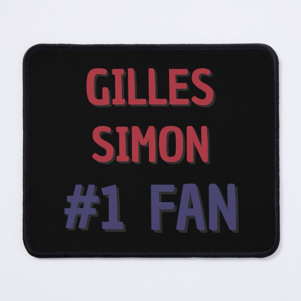 Item preview, Gilles Simon - #1 Fan designed and sold by Rybariuns.