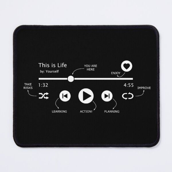 Item preview, Life is... Play, Pause, Repeat, Shuffle designed and sold by Groenendijk.