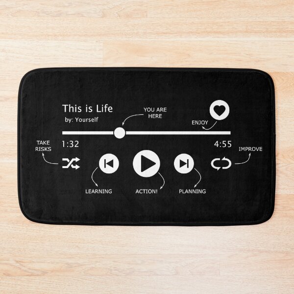 Item preview, Life is... Play, Pause, Repeat, Shuffle designed and sold by Groenendijk.