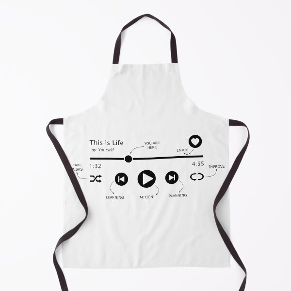 Item preview, Life is... Play, Pause, Repeat, Shuffle (light background) designed and sold by Groenendijk.