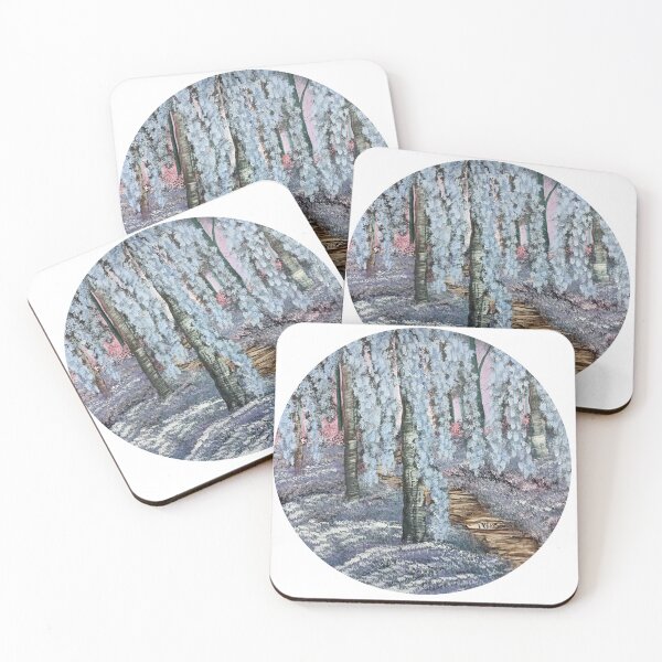 Item preview, Purple forest path designed and sold by floofrealm.