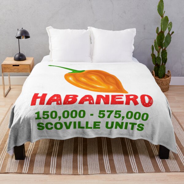 Item preview, Habanero Chili Colorful Fun Design Bold Text with Scoville Units designed and sold by Lost-World-Shop.
