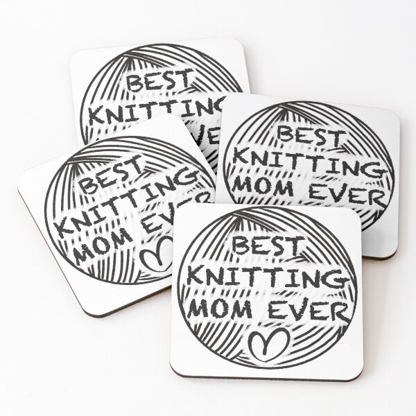 Item preview, Best knitting mom ever designed and sold by Xatutik.art.