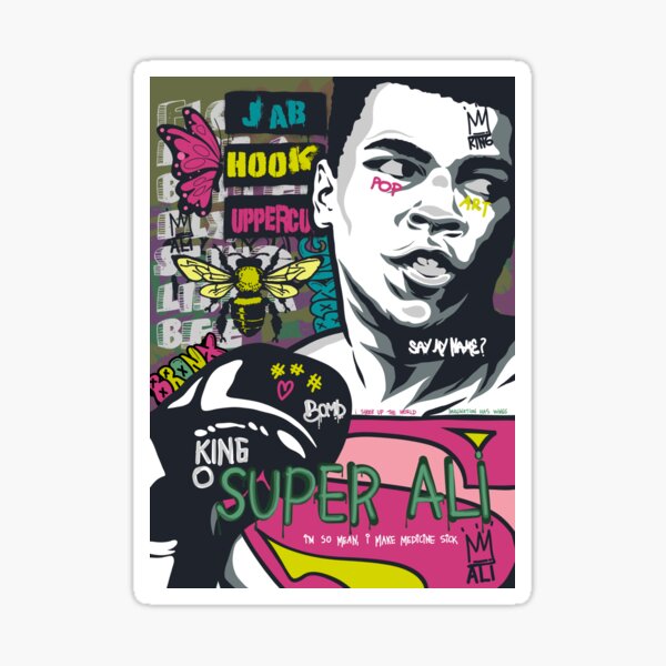 Boxing Graffiti Style Sticker For Sale By Faylisart Redbubble