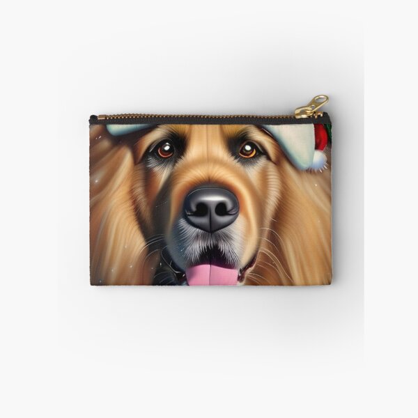Item preview, Christmas Leonberger Wearing A Santa Hat designed and sold by ZenEverAI.