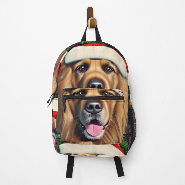 Item preview, Christmas Leonberger Wearing A Santa Hat designed and sold by ZenEverAI.
