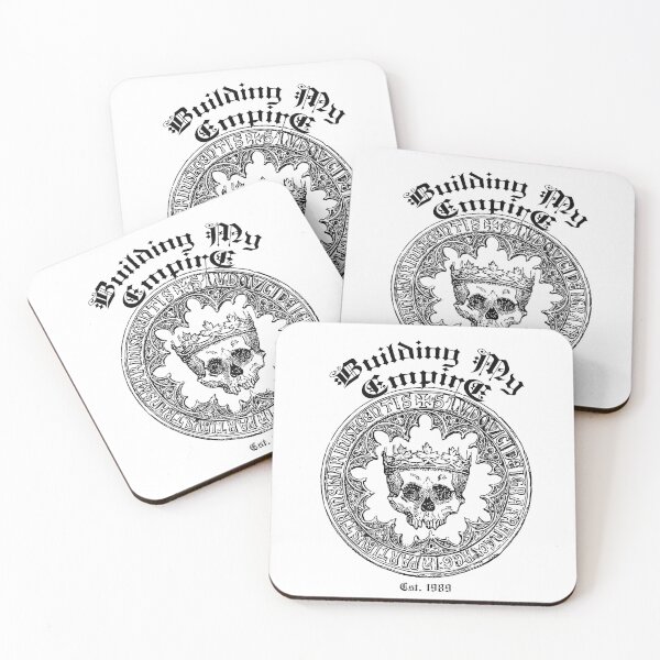 Item preview, 'Building My Empire' King's Skull Design - Retro Illustration Design for T-shirts, mugs, phone cases and other accessories designed and sold by Ridiculam Toga.