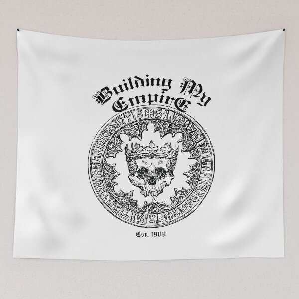 Item preview, 'Building My Empire' King's Skull Design - Retro Illustration Design for T-shirts, mugs, phone cases and other accessories designed and sold by Ridiculam Toga.