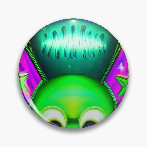 Item preview, Trippy alien art. Colorful psychedelic extraterrestrial designed and sold by Neo-Expression.