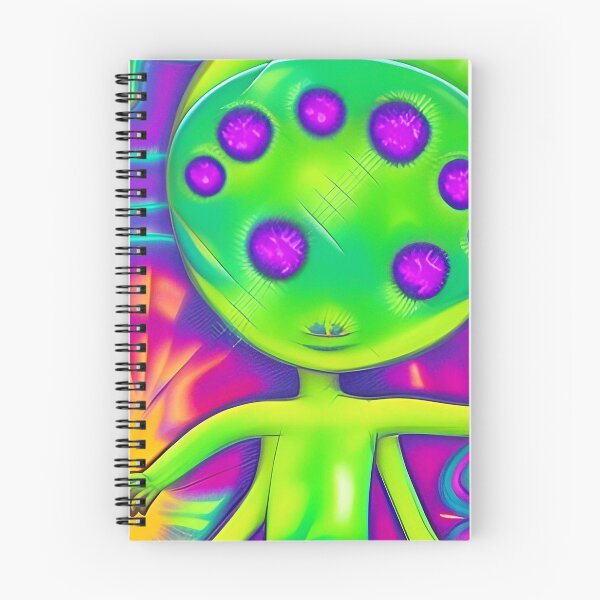 Item preview, Trippy alien art. Colorful psychedelic extraterrestrial designed and sold by Neo-Expression.