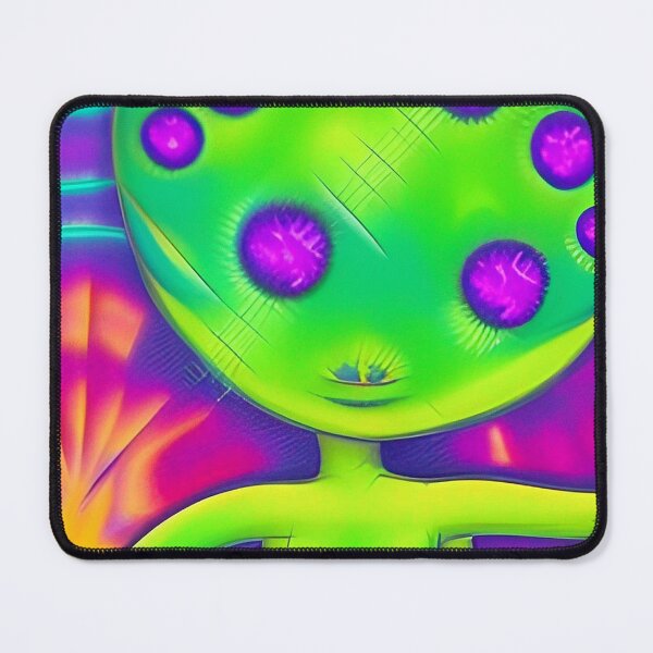 Item preview, Trippy alien art. Colorful psychedelic extraterrestrial designed and sold by Neo-Expression.