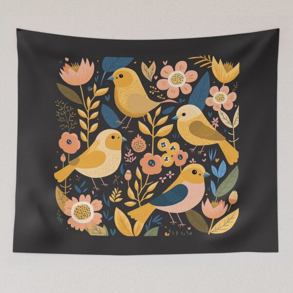 Item preview, Everybirdy golder birds pattern designed and sold by Jacob1114hk.