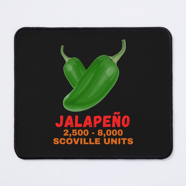 Item preview, Jalapeno Chili Colorful Fun Design Bold Text with Scoville Units designed and sold by Lost-World-Shop.