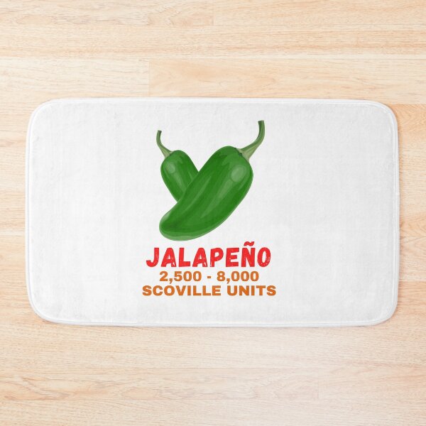 Item preview, Jalapeno Chili Colorful Fun Design Bold Text with Scoville Units designed and sold by Lost-World-Shop.