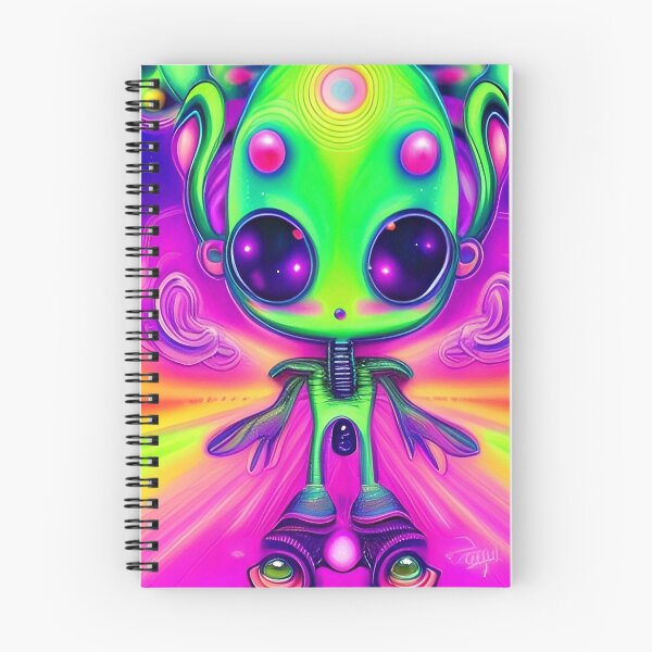 Item preview, Trippy alien art. Colorful psychedelic extraterrestrial designed and sold by Neo-Expression.
