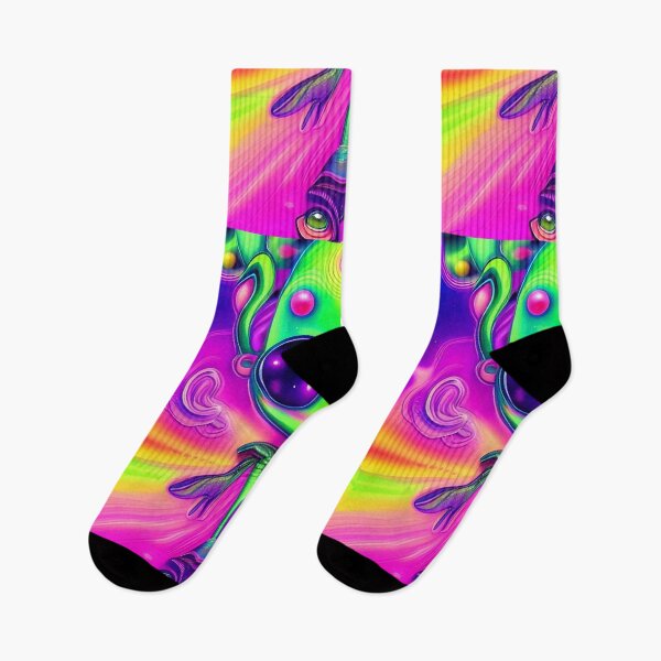 Item preview, Trippy alien art. Colorful psychedelic extraterrestrial designed and sold by Neo-Expression.