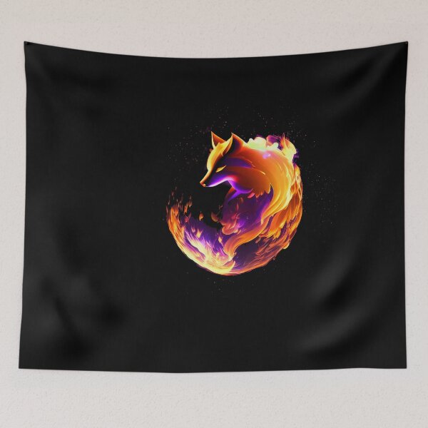 Item preview, Fiery Fox Internet Browser Geek Computer Scientist designed and sold by theunknownart.