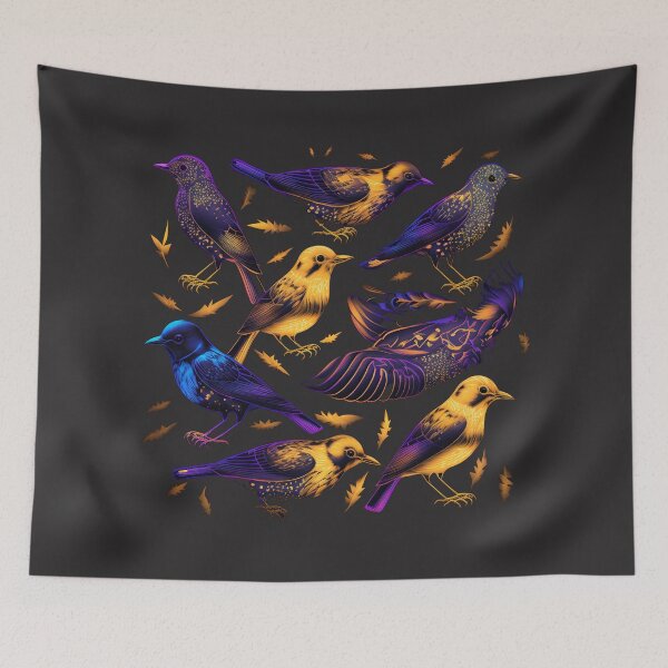 Item preview, Everybirdy golder birds pattern designed and sold by Jacob1114hk.