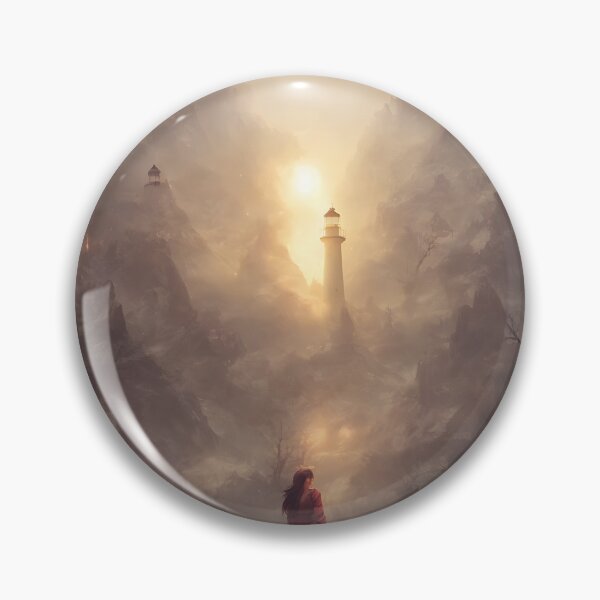 Item preview, a beautiful cinematic image of a lighthouse, fantasy forest landscape, fantasy magic, dark light night, intricate, elegant, sharp focus, illustration, highly detailed, digital p designed and sold by DrawItOnce.