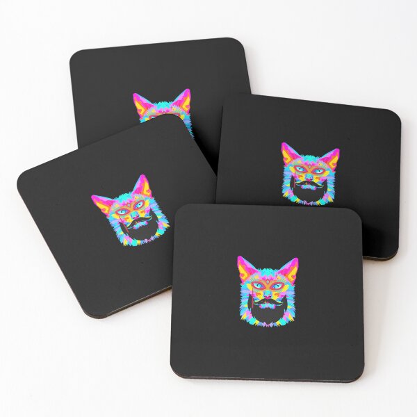 Item preview, Funny cat with a beard designed and sold by mahmoudfarrag.